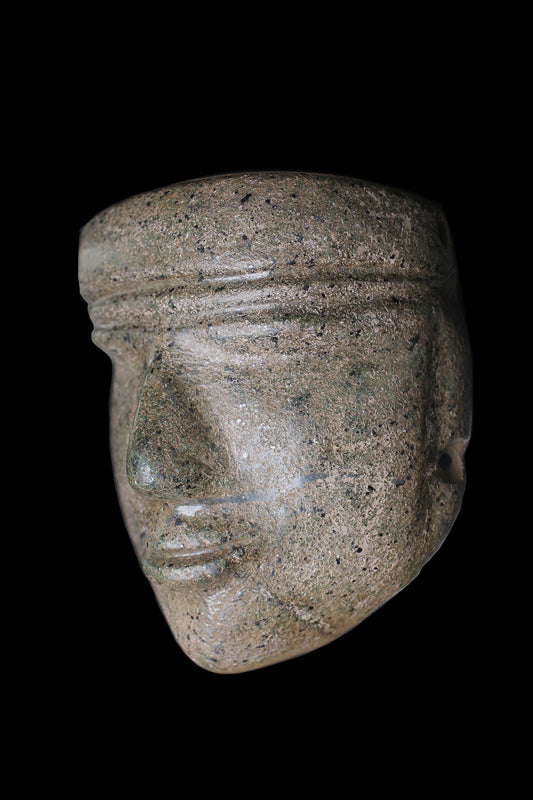 Mezcala Serpentine Stone Mask - SOLD - THANK YOU !