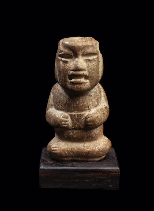 Seated Olmec Figure, Published in "The Olmec World - Ritual and Rulership"